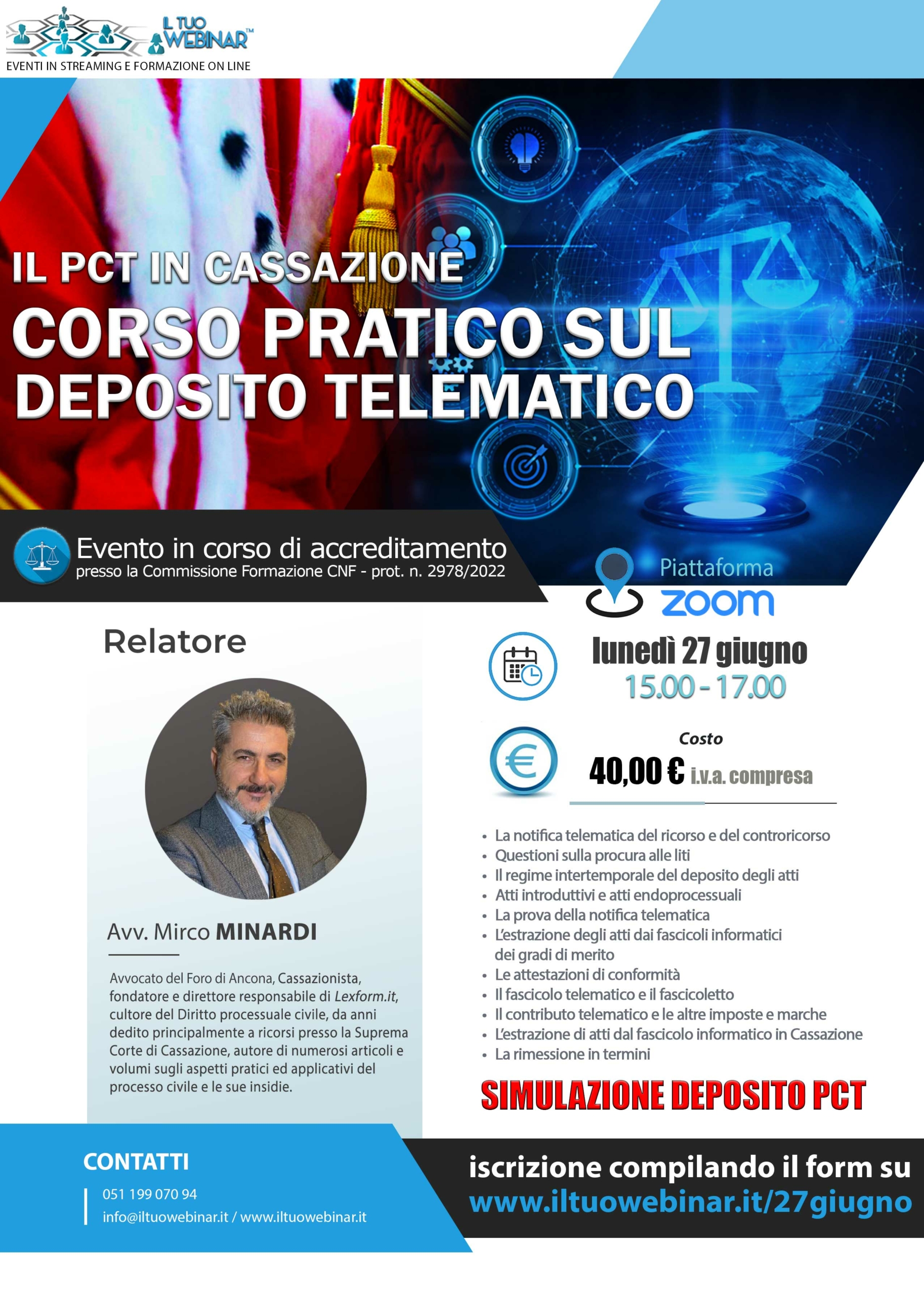 Il PCT in Cassazione corso pratico sul deposito telematico Il tuo